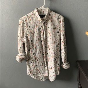 Floral Button-down